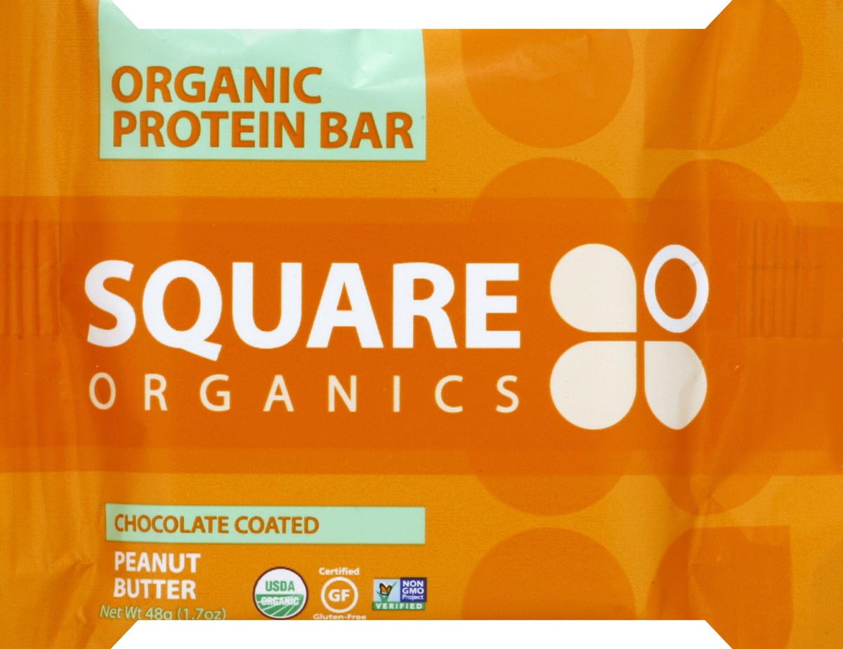 slide 5 of 5, Square Organics Protein Bar 1.7 oz, 1.7 oz