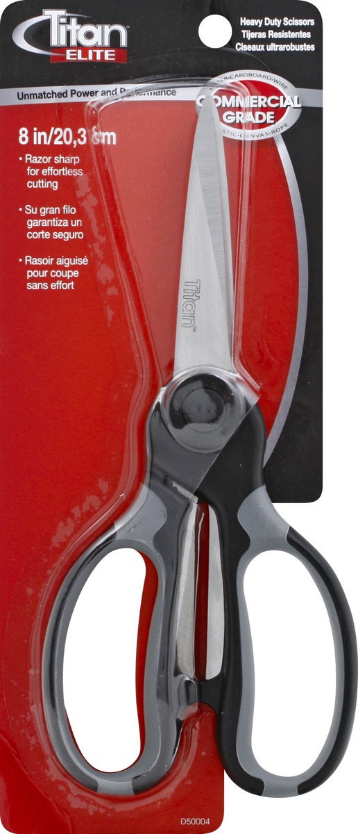 slide 5 of 7, Titan Elite Dyno 8 Inch Heavy Duty Scissors, 1 ct