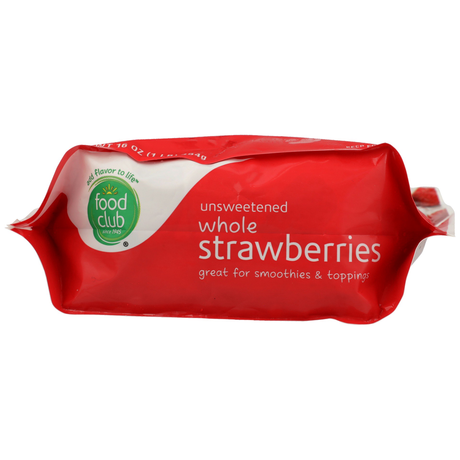 slide 2 of 6, Food Club Frozen Whole Unsweetened Strawberries, 16 oz