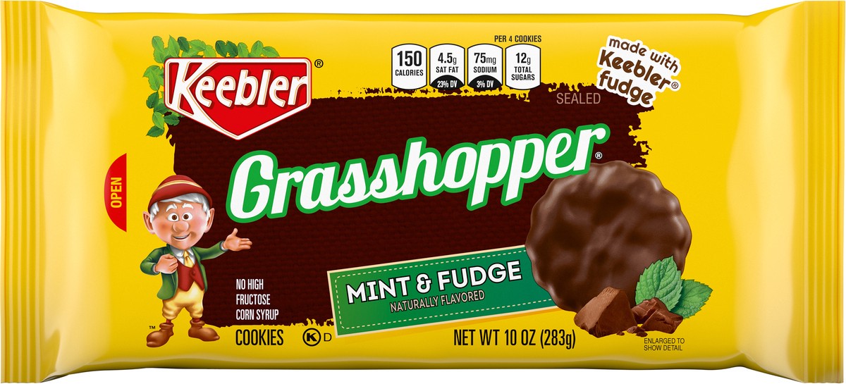 slide 6 of 14, Keebler Brands Grasshopper Cookies, 10 oz, 10 oz