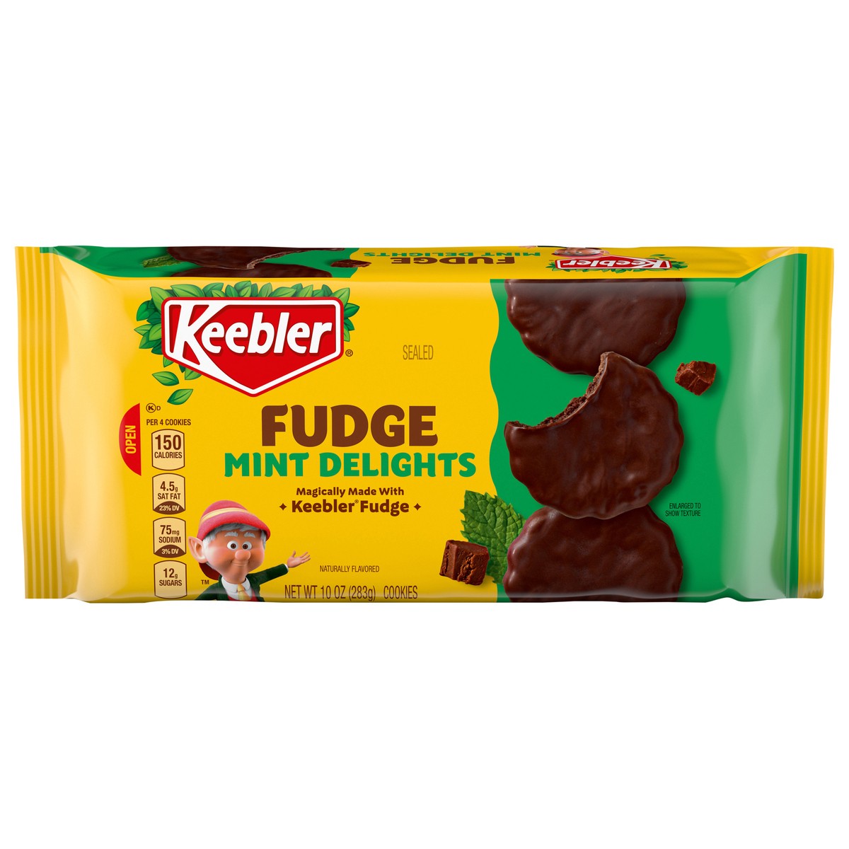slide 1 of 14, Keebler Grasshopper Mint & Fudge Cookies 10 oz, 10 oz