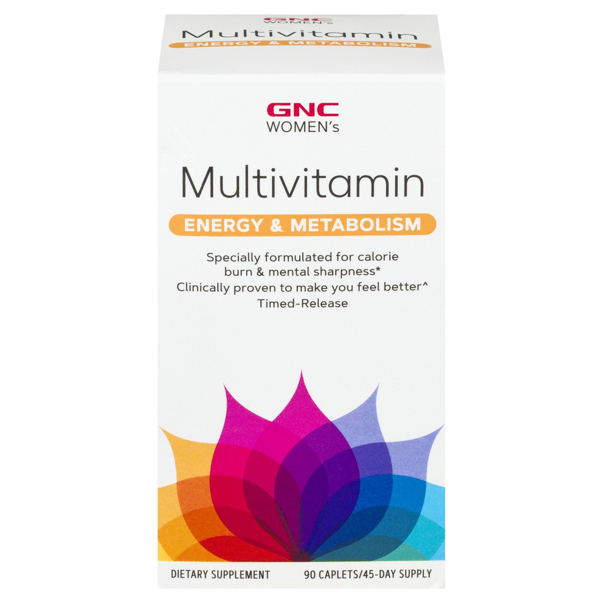 slide 1 of 13, GNC Women's Energy & Metabolism Caplets Multivitamin 90 ea, 90 ct