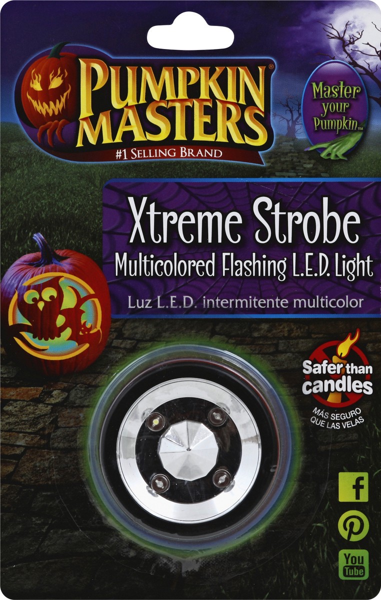 slide 1 of 3, Pumpkin Masters Extreme Led Strobe Light, 1 ct