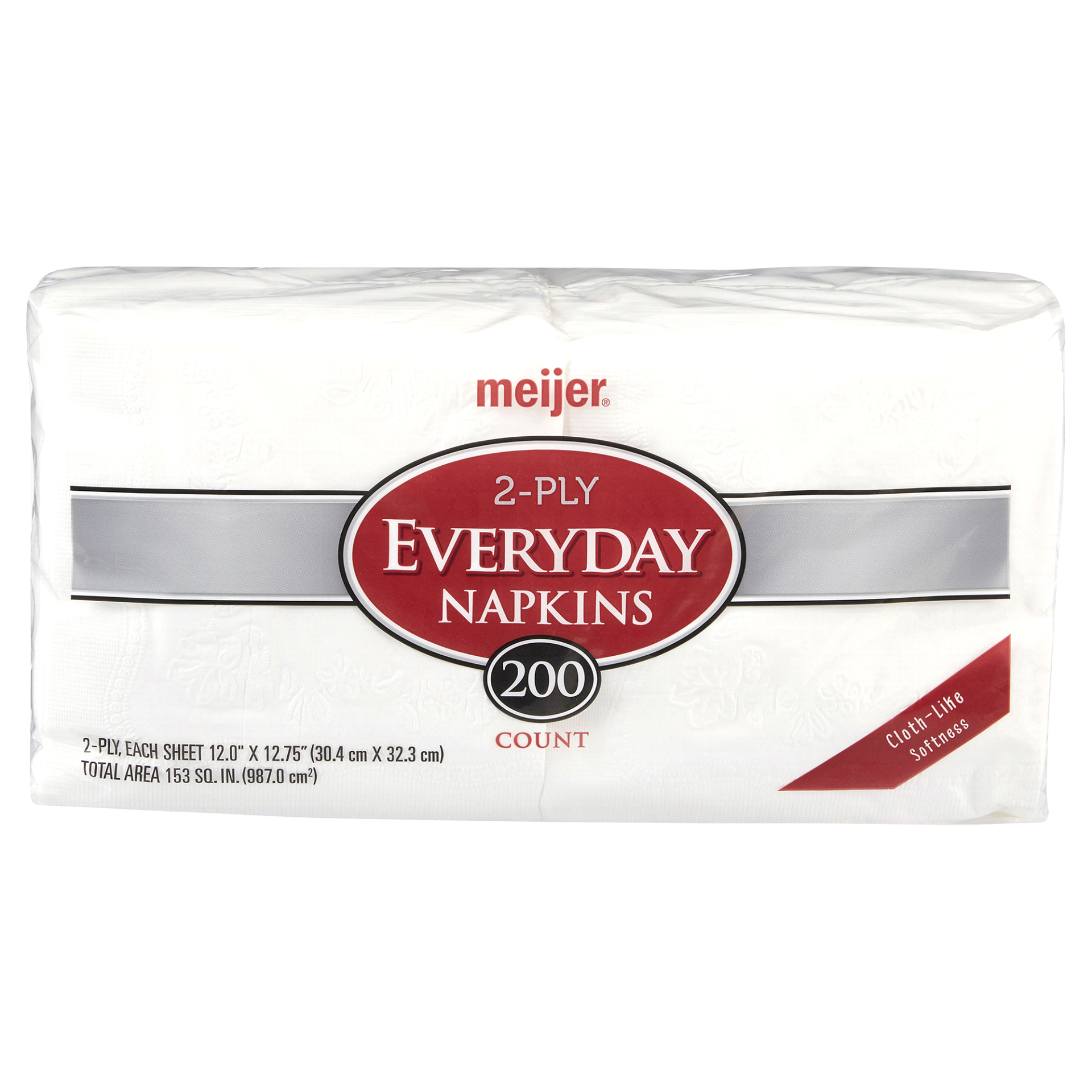 slide 1 of 2, Meijer 2-Ply Everyday Napkins, 200 ct