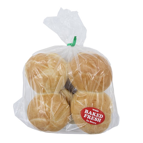 slide 1 of 1, Weis Bakery Fresh Party Kaiser Rolls, 8 ct