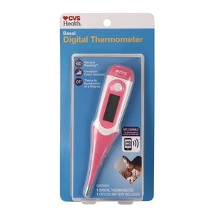 slide 1 of 1, Cvs Health Basal Digital Thermometer, 1 ct