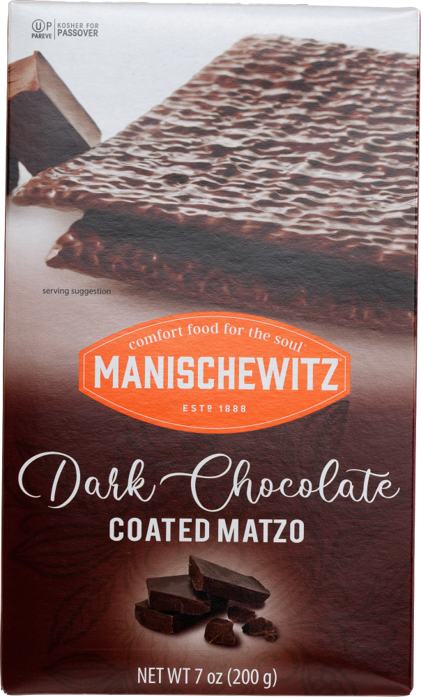 slide 1 of 1, Manischewitz Dark Chocolate Coated Matzo, 5.5 oz