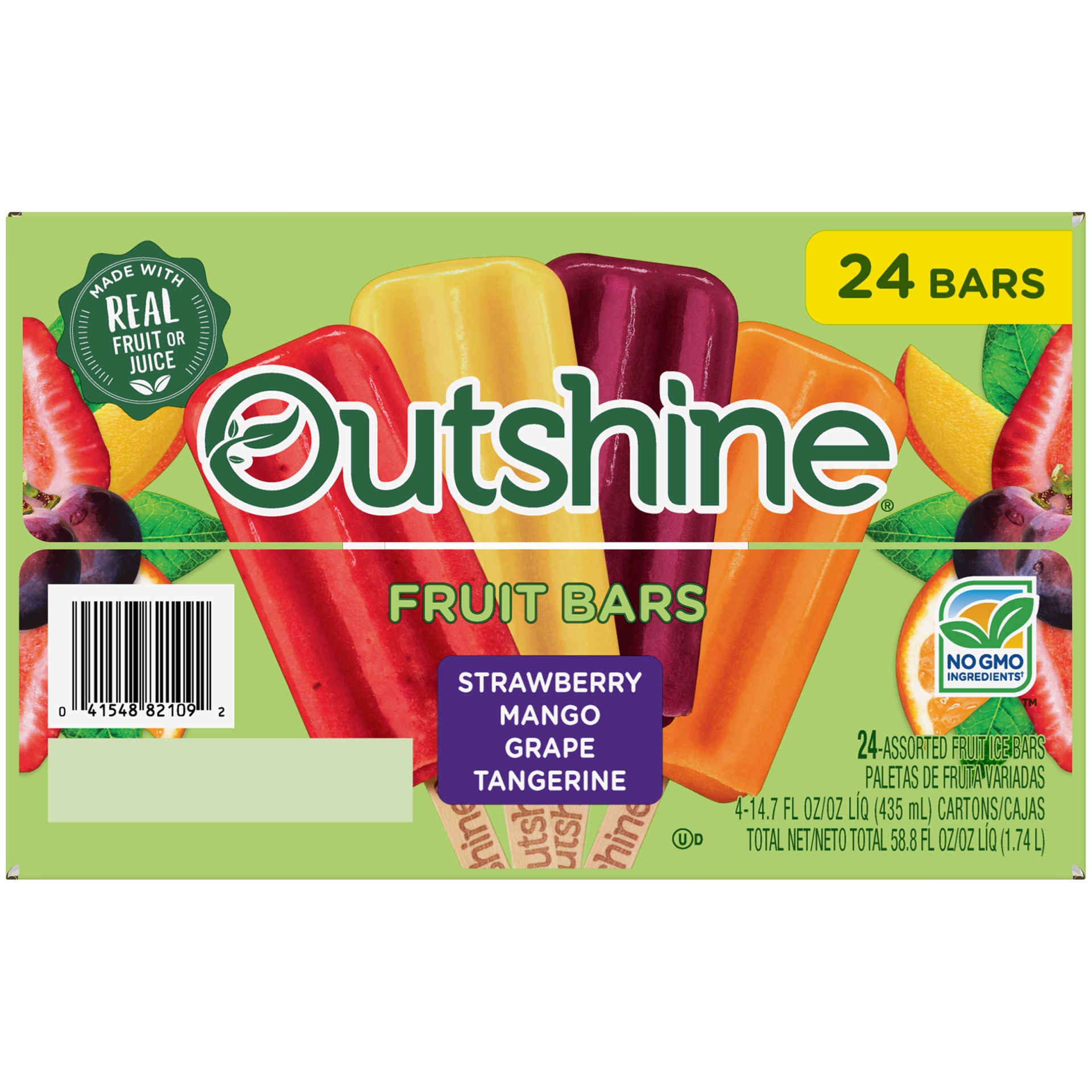 Outshine Fruit Bars Variety Pack 24 ct | Shipt