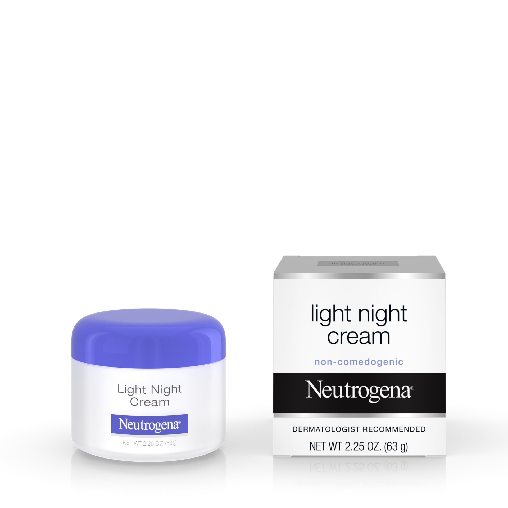 slide 3 of 7, Neutrogena Light Facial Night Cream, 2.25 Oz., 2.25 oz