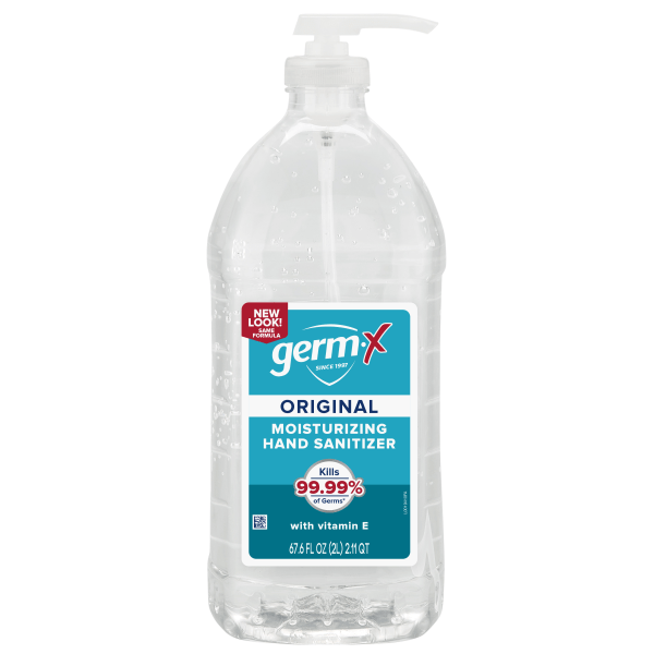 slide 1 of 2, GERM-X Hand Sanitizer, Original, 67.6 Oz, 67.6 oz