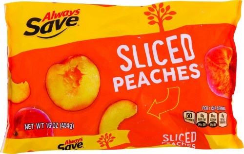 slide 1 of 1, Always Save Sliced Peaches, 16 oz