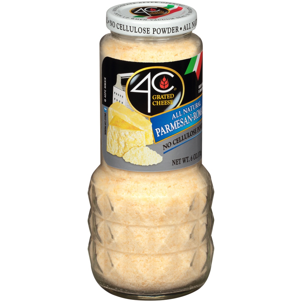 slide 2 of 8, 4C All Natural Parmesan-Romano Grated Cheese, 6 oz