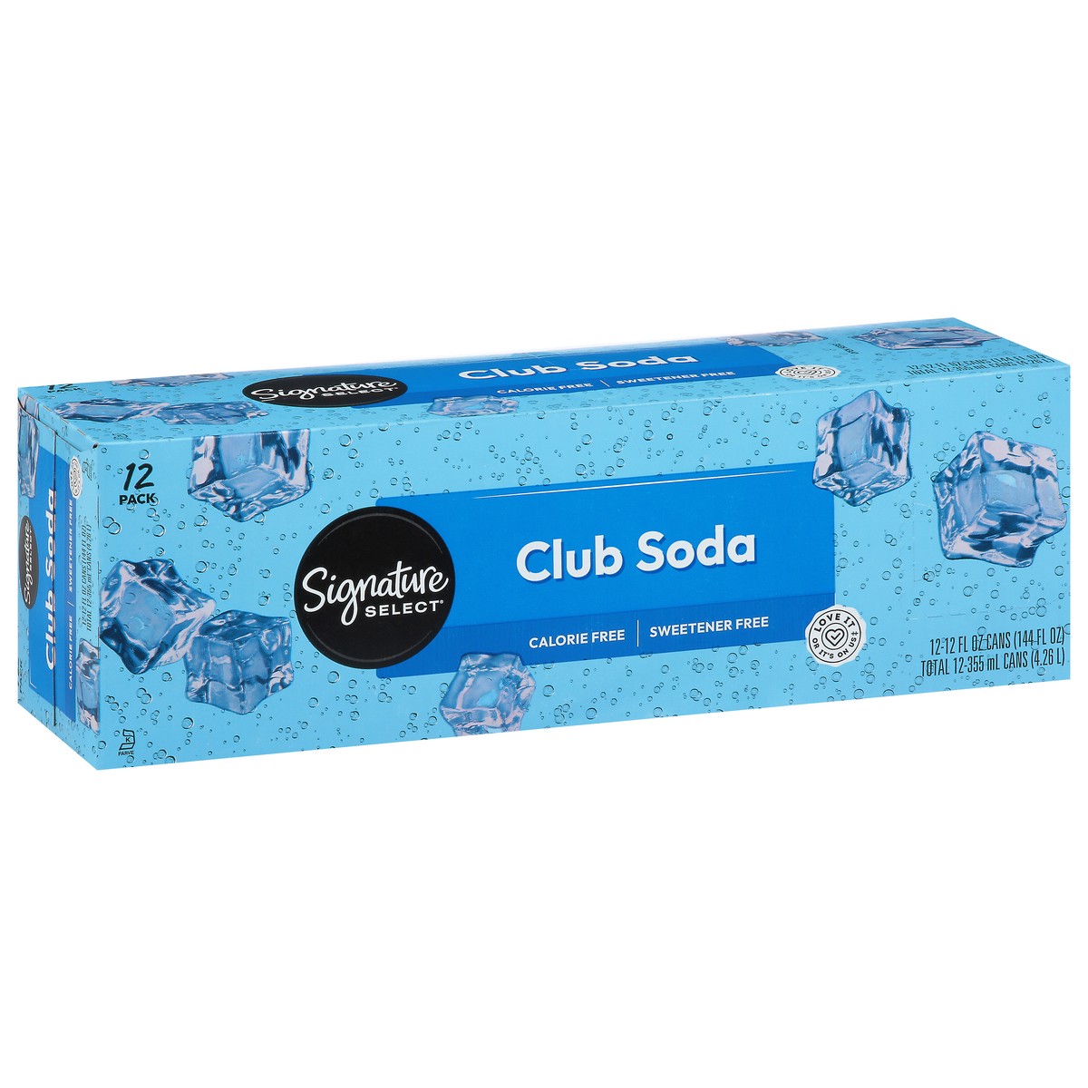 slide 13 of 13, Signature Select Club Soda 12 Pack 12 - 12 fl oz Cans, 12 ct