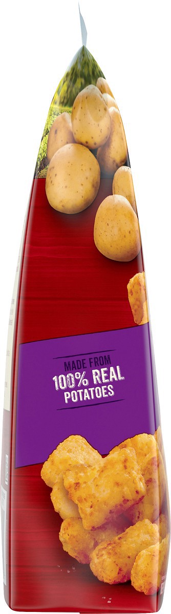 slide 6 of 9, Ore-Ida Golden Tater Tots Seasoned Shredded Frozen Potatoes, 32 oz Bag, 32 oz
