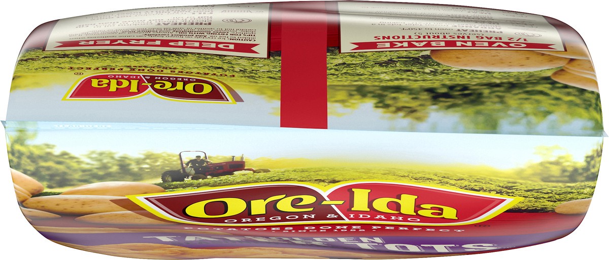 slide 8 of 9, Ore-Ida Golden Tater Tots Seasoned Shredded Frozen Potatoes, 32 oz Bag, 32 oz