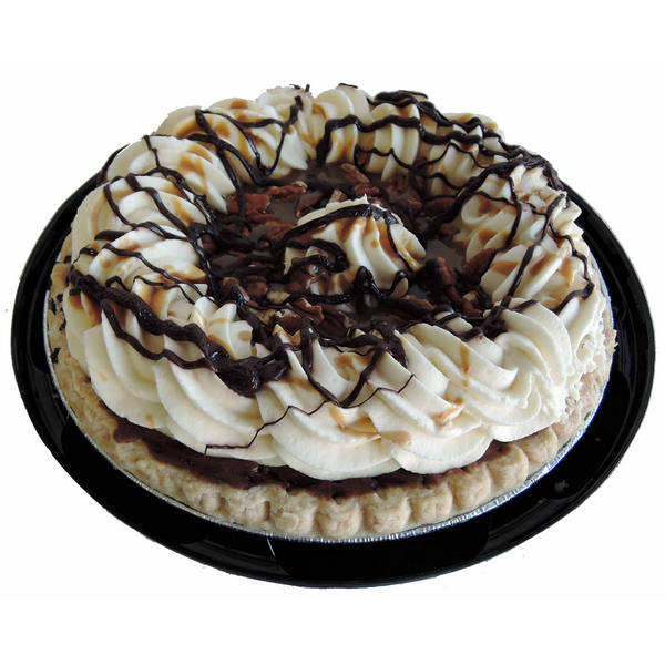 slide 1 of 1, L&B Caramel Pecan Silk Pie, 9 in