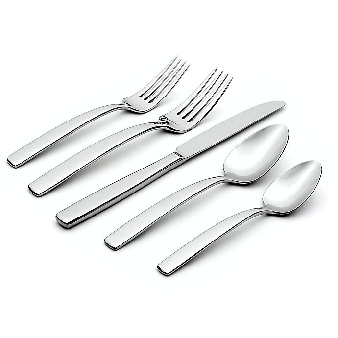 slide 1 of 6, Oneida Kassia Stainless Steel Flatware Set, 20 ct