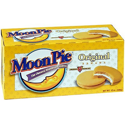 slide 1 of 1, Moon Pie Single Banana, 6 ct
