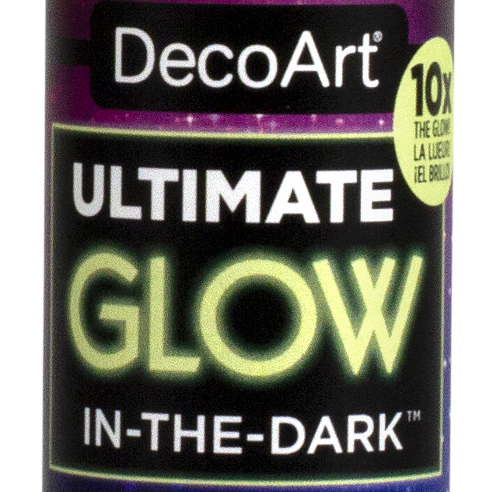 slide 3 of 3, Decoart Ultimate Glow-In-The-Dark Paint, 2oz., 2 oz