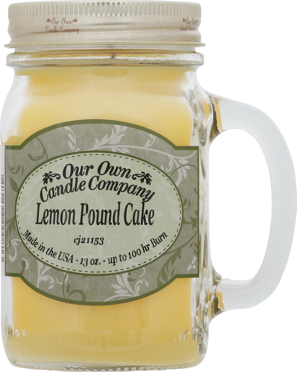 slide 8 of 9, Our Own Candle Company Lemon Pound Cake Candle 1 ea, 1 ct