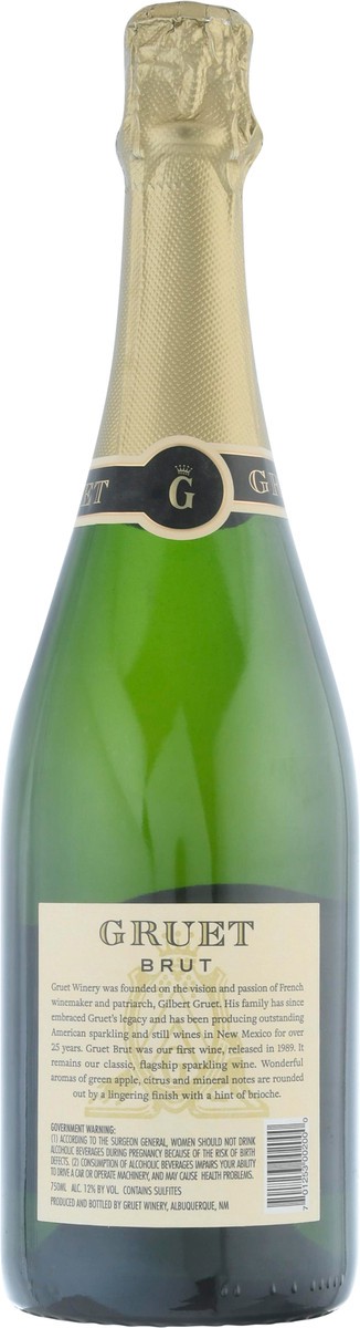 slide 3 of 9, Gruet Winery American Brut Sparkling Wine 750 ml, 750 ml