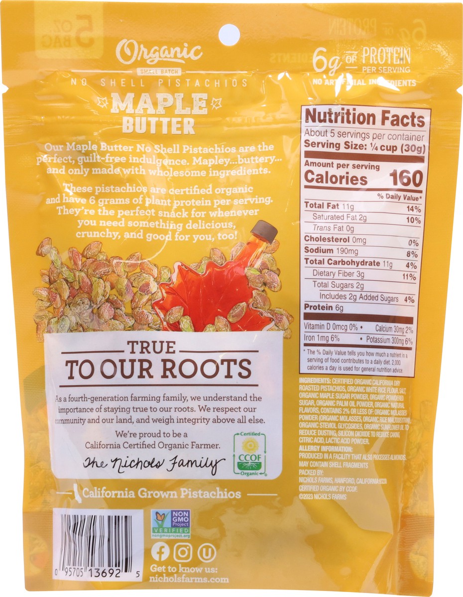 slide 4 of 12, Nichols Maple Shelled Pistachios, 5 oz