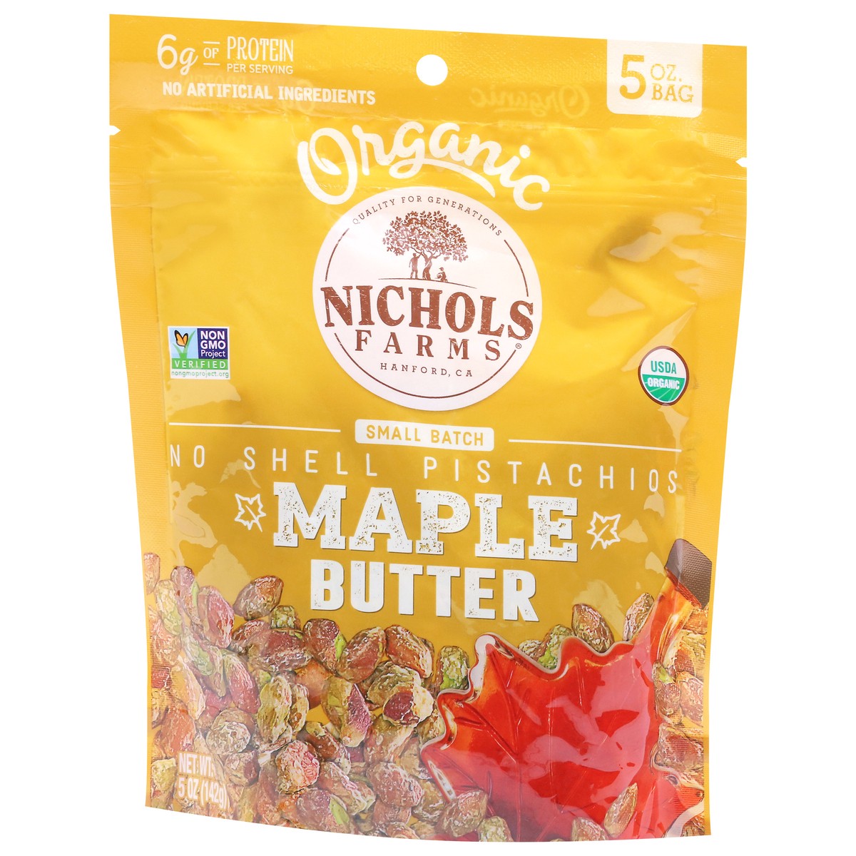 slide 12 of 12, Nichols Maple Shelled Pistachios, 5 oz
