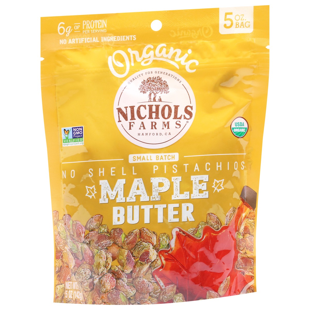 slide 9 of 12, Nichols Maple Shelled Pistachios, 5 oz