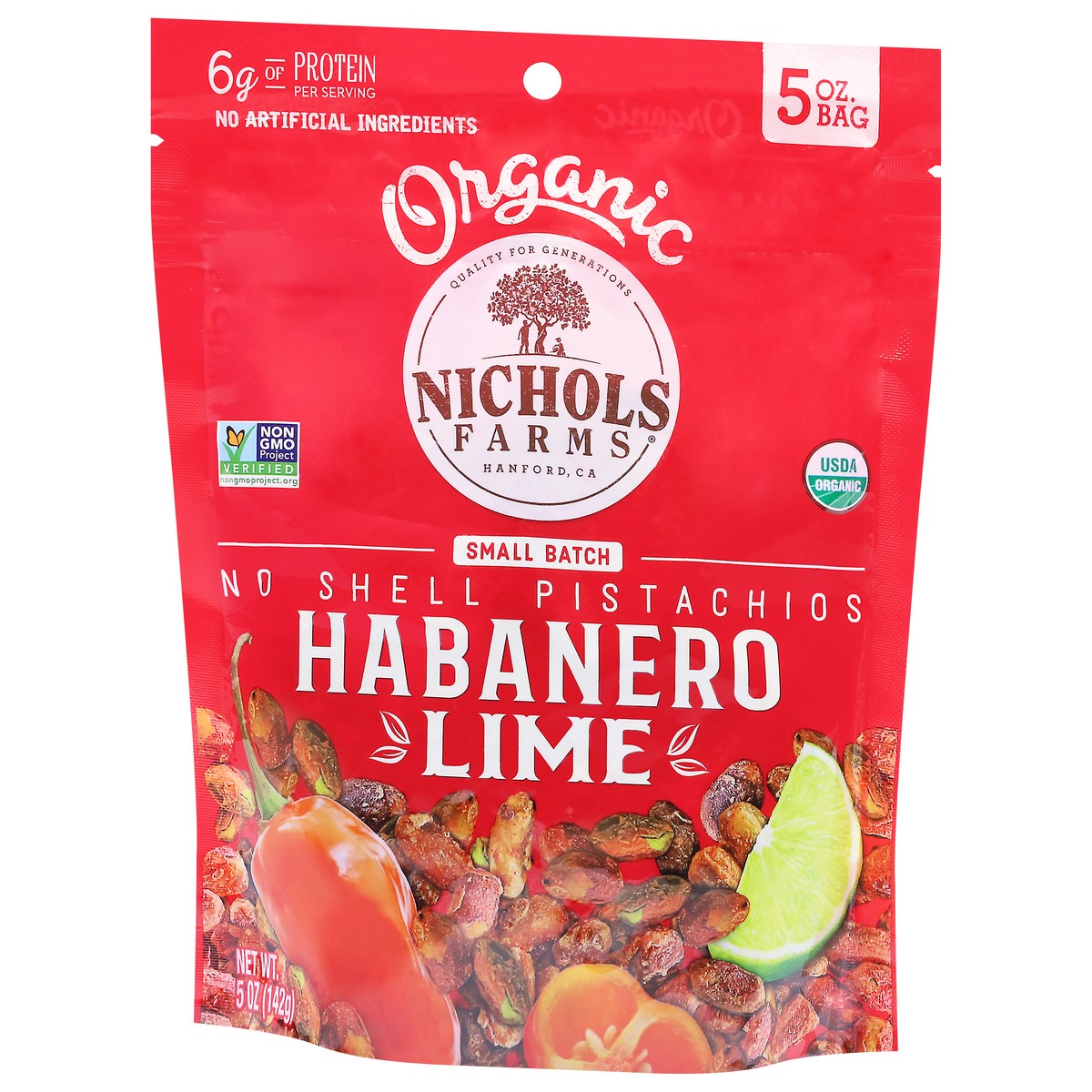 slide 8 of 12, Nichols Habanero Shelled Pistachios,