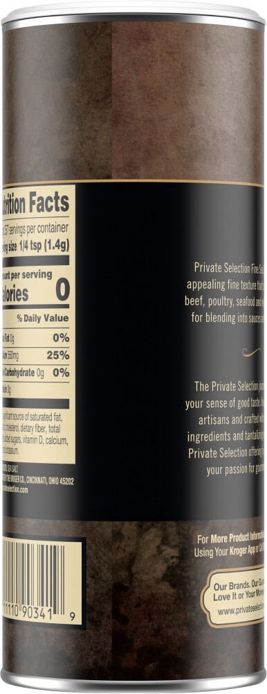 slide 4 of 4, Private Selection Fine Mediterranean Sea Salt, 17.6 oz