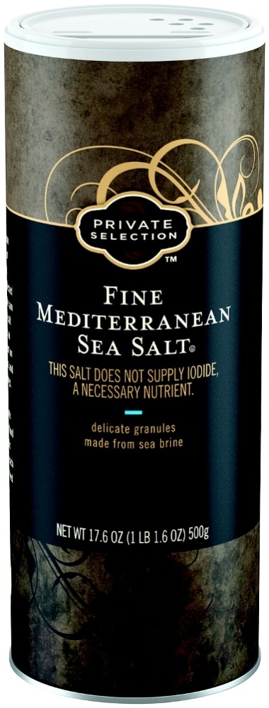 slide 1 of 1, Private Selection Fine Mediterranean Sea Salt, 17.6 oz