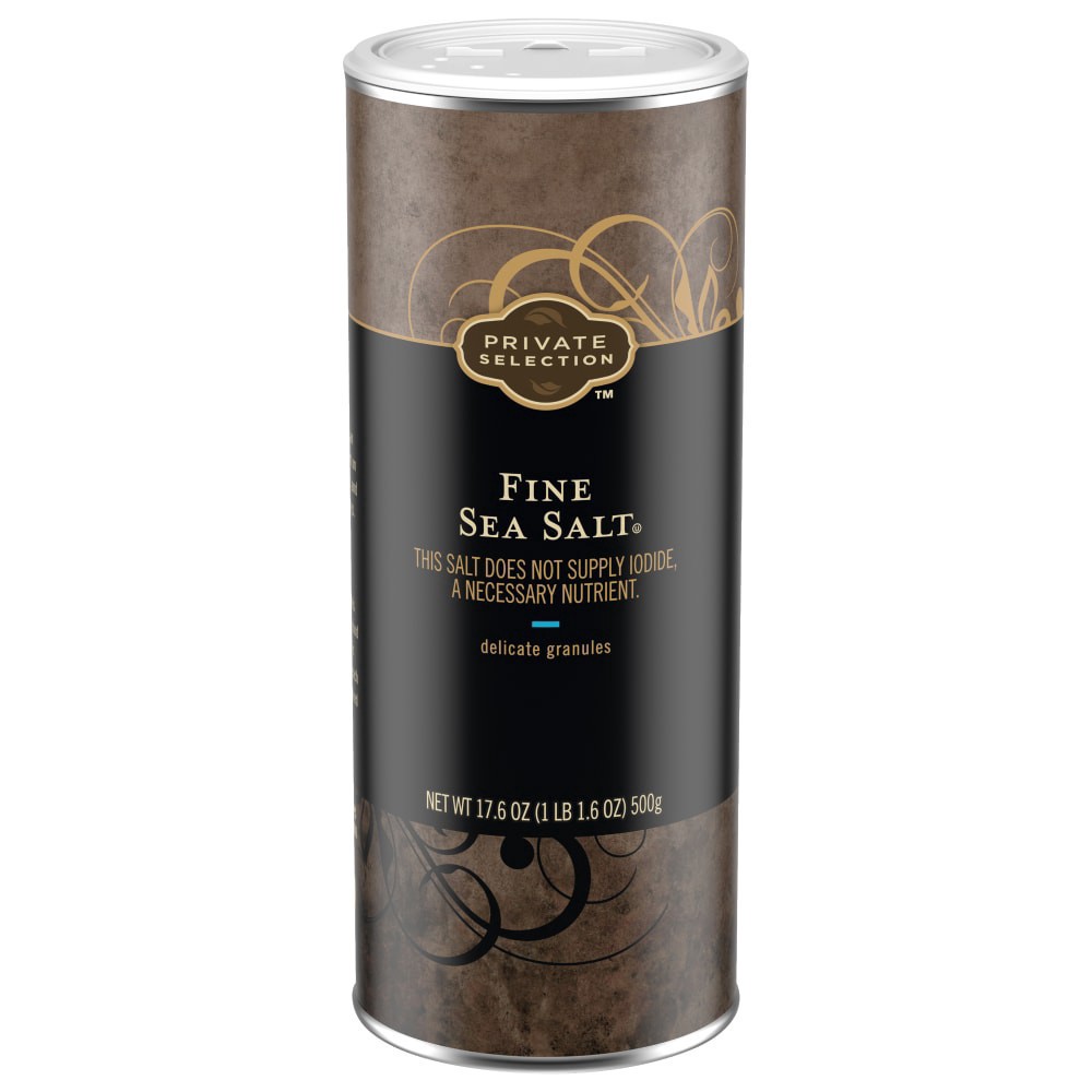 slide 1 of 4, Private Selection Fine Mediterranean Sea Salt, 17.6 oz