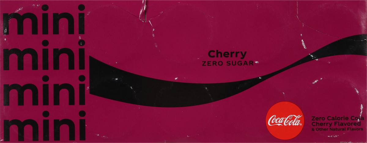 slide 7 of 15, Coca-Cola Cherry Coke Zero Sugar 7.5Oz 10Pk, 7.5 oz