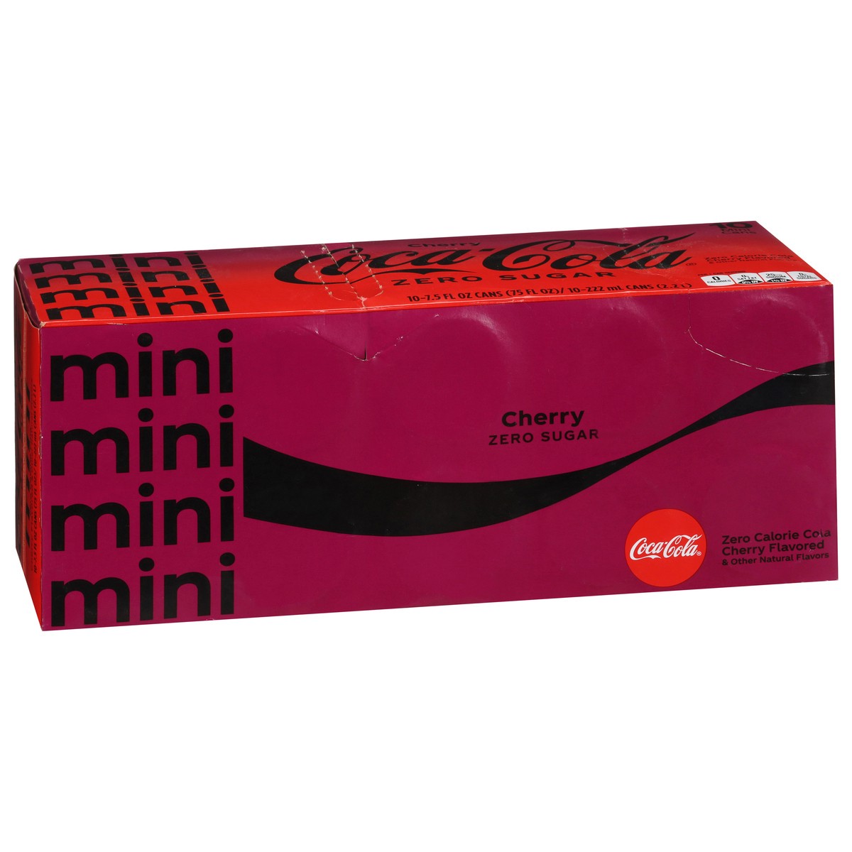 slide 8 of 15, Coca-Cola Cherry Coke Zero Sugar 7.5Oz 10Pk, 7.5 oz