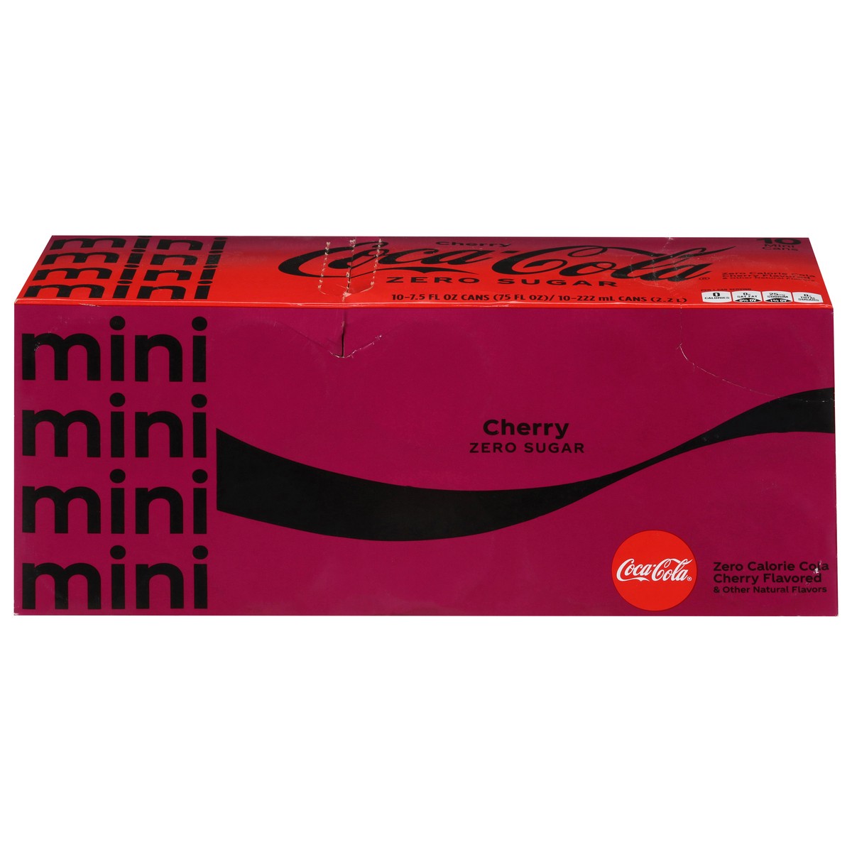 slide 2 of 15, Coca-Cola Cherry Coke Zero Sugar 7.5Oz 10Pk, 7.5 oz