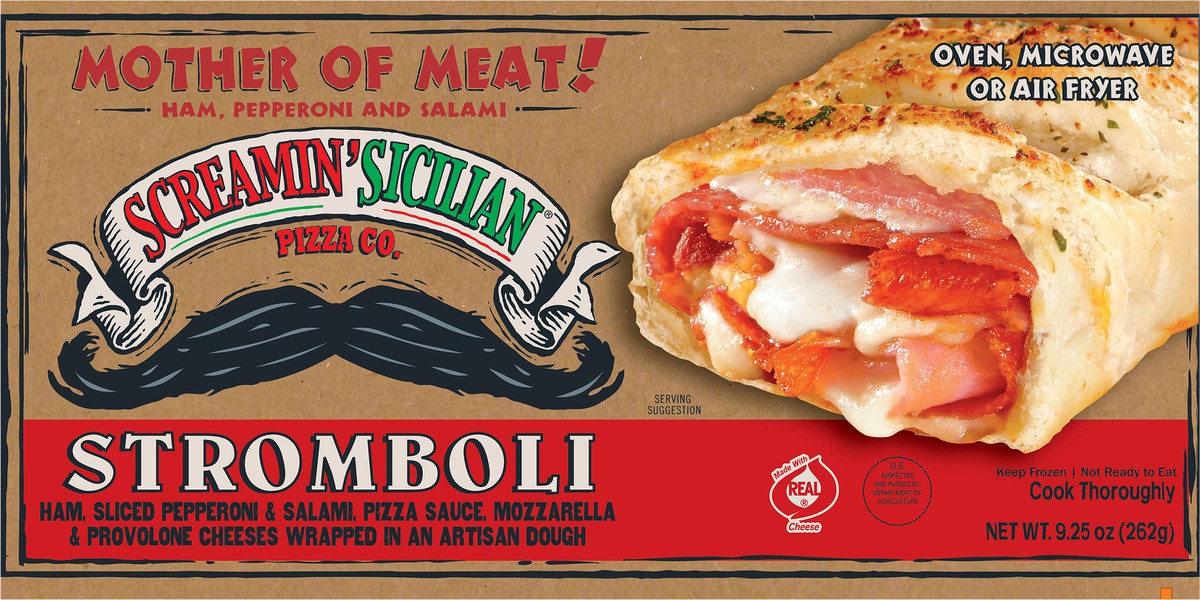 slide 4 of 14, Screamin' Sicilian Mother of Meat! Stomboli 9.25 oz, 9.25 oz