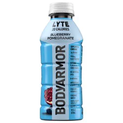 BODYARMOR Lyte Blueberry Pomegranate Electrolyte Sports Drink, 16 fl oz Bottle