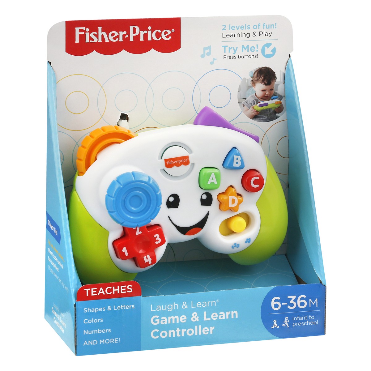 slide 9 of 9, Fisher-Price 6-36 M Game & Learn Controller Game & Learn Controller 1 ea, 1 ct