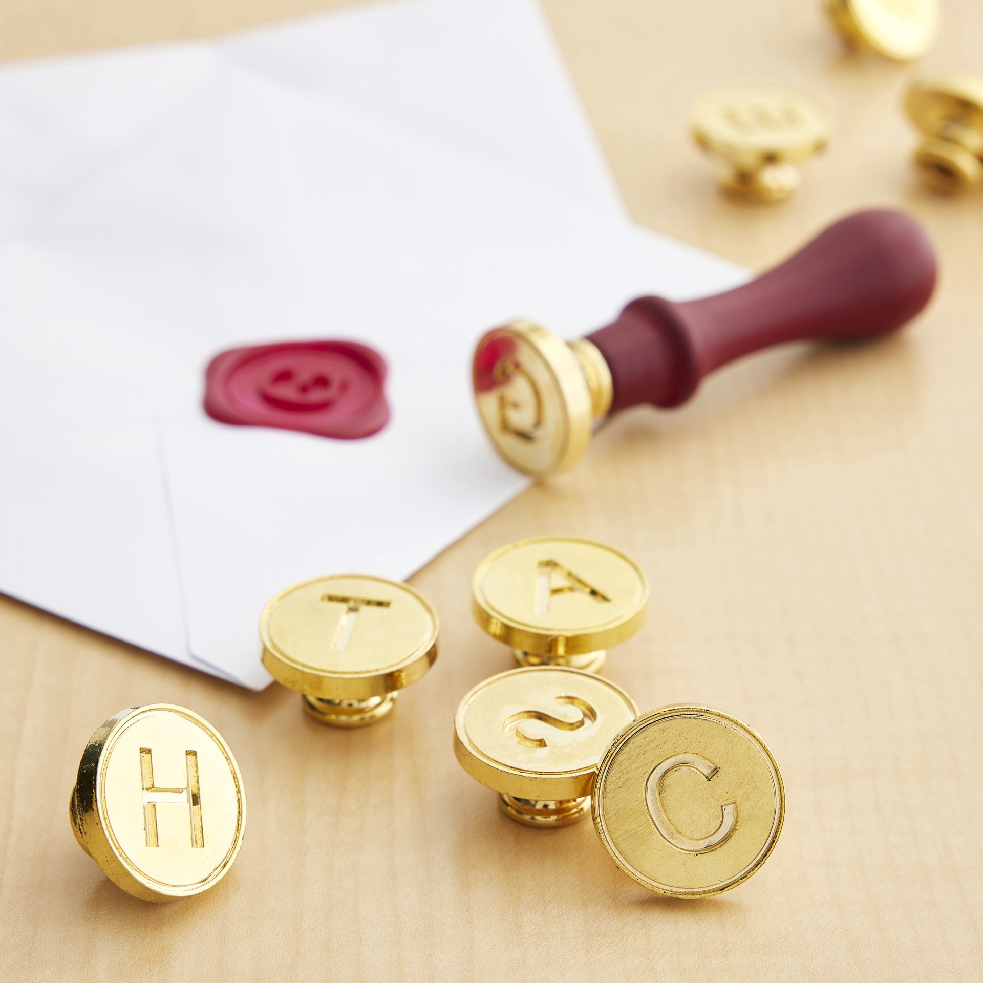 slide 2 of 4, Monogram Sealing Wax Stamp Set By Recollections, 1 in