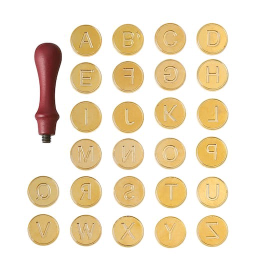 slide 1 of 4, Monogram Sealing Wax Stamp Set By Recollections, 1 in