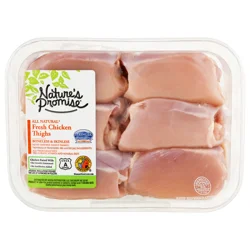 Nature's Promise Natural Boneless Skinless Chicken Thighs Fresh