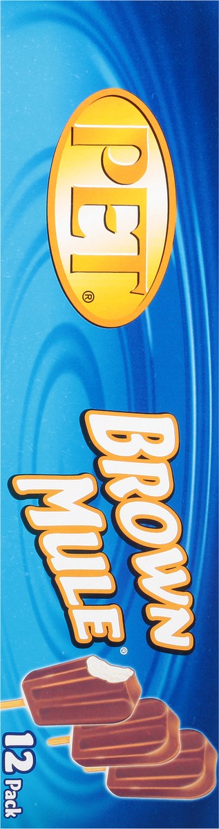slide 3 of 14, Pet 12 Pack Brown Mule Vanilla Frozen Dairy Dessert Bars 12 - 2.5 fl oz Packs, 12 ct