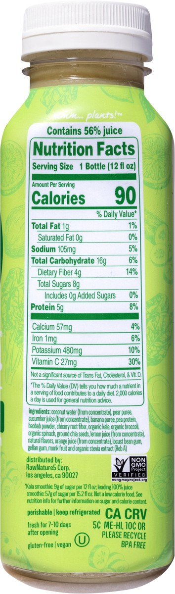 slide 4 of 7, Koia Glowing Greens Smoothie - 12 oz, 12 oz