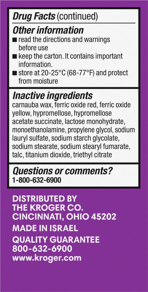 slide 3 of 4, Kroger Omeprazole Acid Reduceerdelayed Release Tablets, 42 ct