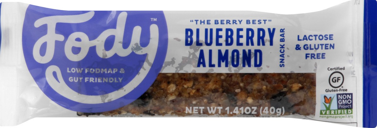 slide 13 of 13, Fody Blueberry Almond Bar, 1 ct