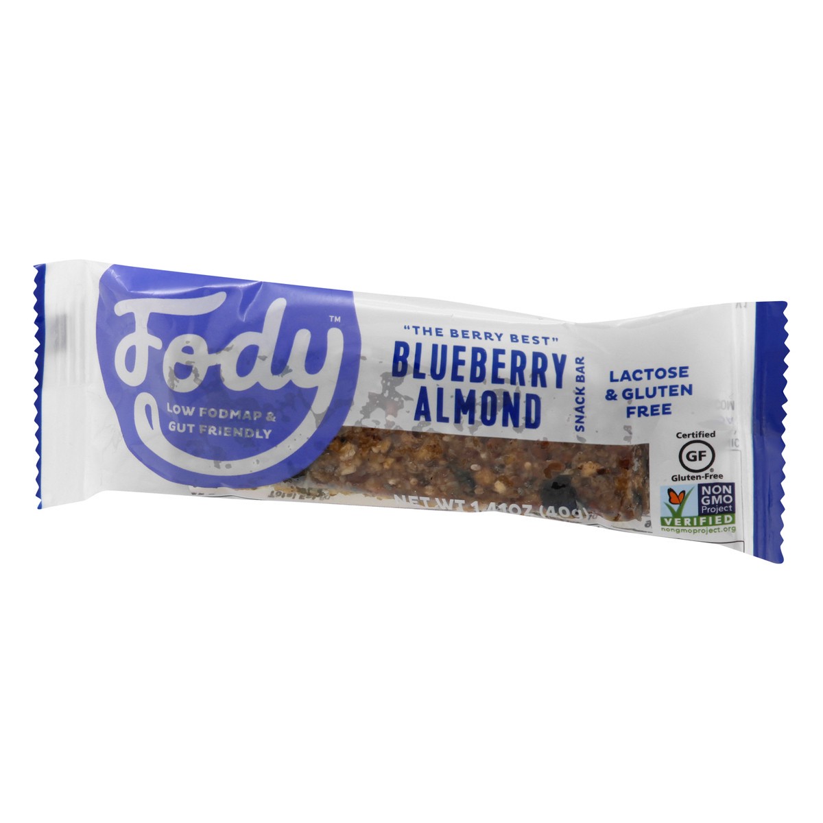 slide 8 of 13, Fody Blueberry Almond Bar, 1 ct