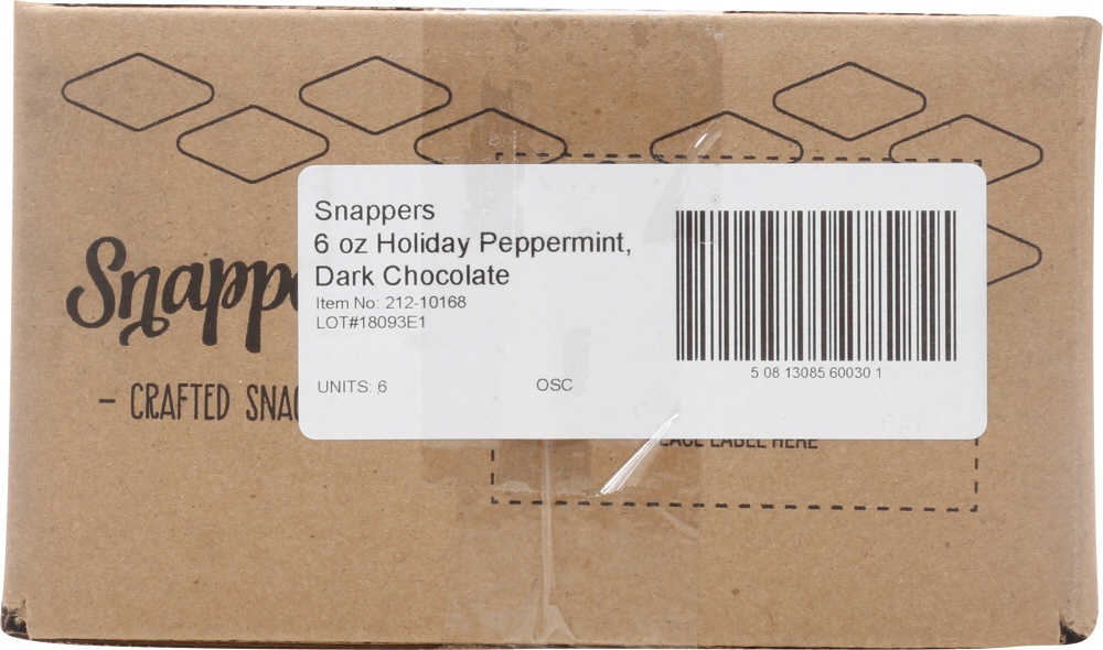 slide 1 of 1, Snappers Choc Peppermnt Fudge, 6 oz