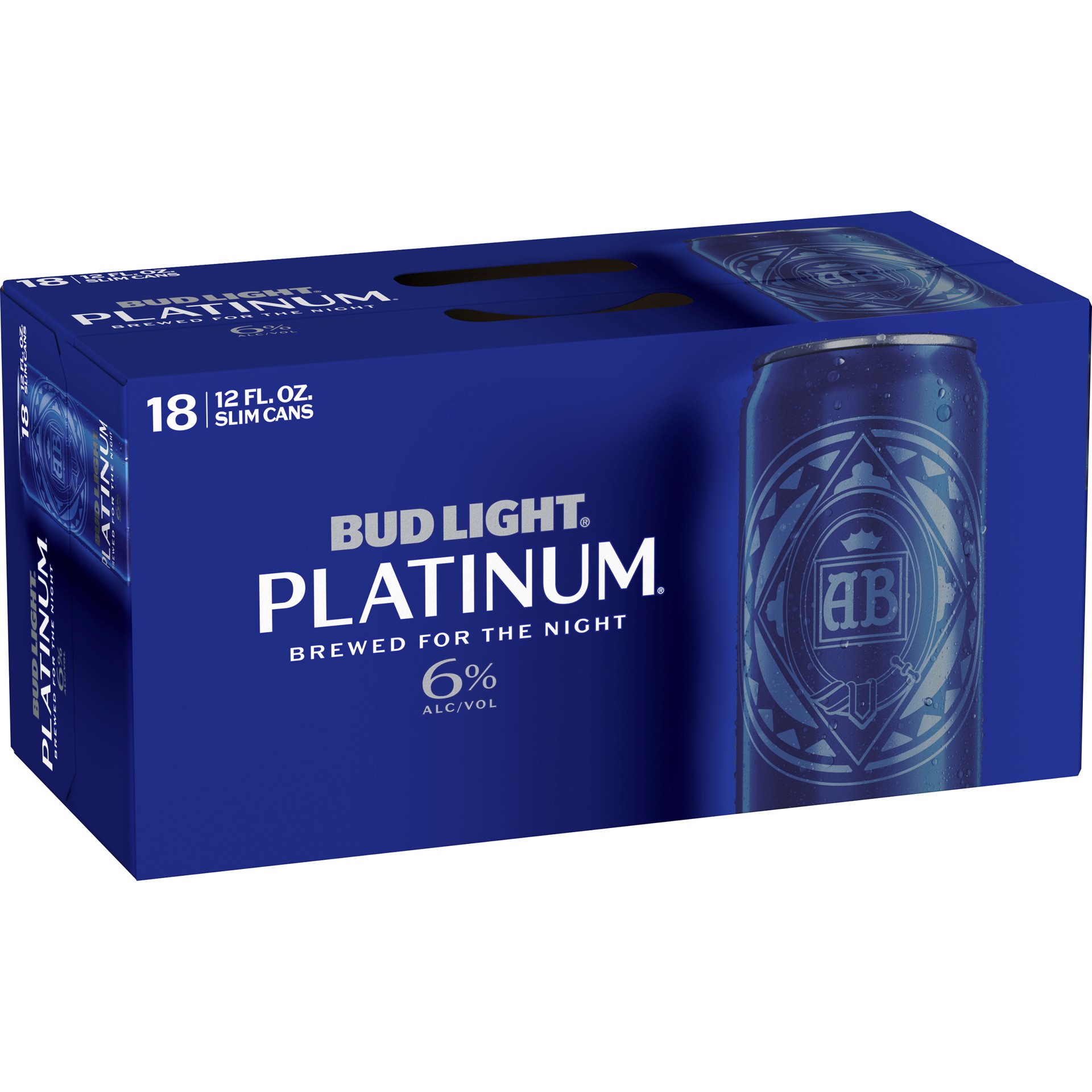 slide 2 of 4, Bud Light Platinum Beer, 18 Pack 12 fl. oz. Slim Cans, 18 ct