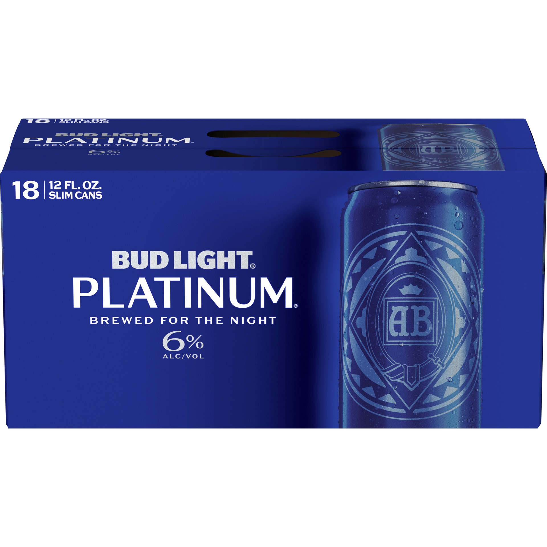 slide 3 of 4, Bud Light Platinum Beer, 18 Pack 12 fl. oz. Slim Cans, 18 ct