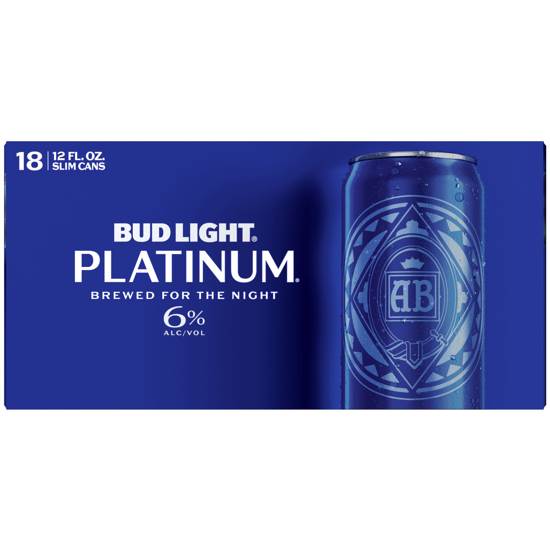 slide 1 of 4, Bud Light Platinum Beer, 18 Pack 12 fl. oz. Slim Cans, 18 ct